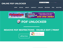 Tablet Screenshot of pdf-unlock.cloud-pdf.com